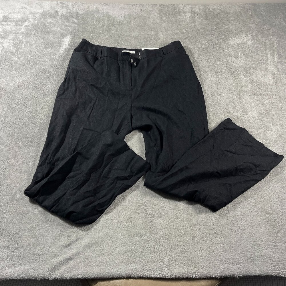 Cato Classic 18‎ W Linen Blend Straight Lightweight Pants Minimalist Boho Summer